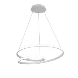 Κρεμαστό φωτιστικό LED GRANADA 72W λευκό Φ60cm με 3 επιλογές φωτισμού (ψυχρό - φυσικό- θερμό) 7200lm