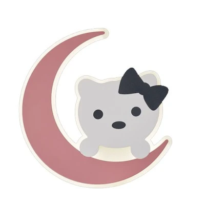 LED φωτιστικό απλίκα τοίχου PINK KITTY 36W εναλλαγής φωτισμού λευκό + ροζ LED φωτιστικό απλίκα τοίχου PINK KITTY 36W εναλλαγής φωτισμού λευκό + ροζ