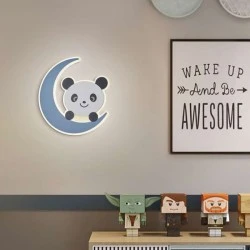 LED φωτιστικό απλίκα τοίχου BLUE PANDA 36W εναλλαγής φωτισμού λευκό + μπλε