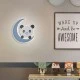 LED φωτιστικό απλίκα τοίχου BLUE PANDA 36W εναλλαγής φωτισμού λευκό + μπλε