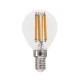 Διακοσμητική λάμπα led Ε14 6W 230V 4000K ενδιάμεσο λευκό φως σφαιρική G45 διάφανη 770 lumen 360° Διακοσμητική λάμπα led Ε14 6W 230V 4000K ενδιάμεσο λευκό φως σφαιρική G45 διάφανη 770 lumen 360°