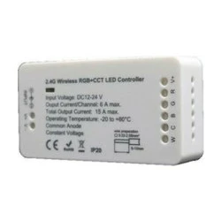 Δέκτης για ασύρματο τηλεχειριστήριο RGB 12VDC/216W & 24VDC/432W