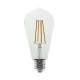 Διακοσμητική λάμπα led αβοκάντο E27 6W 230V ενδιάμεσο λευκό φως 4000K 830lm διάφανο κάλυμμα