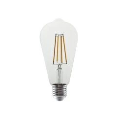 Διακοσμητική λάμπα led αβοκάντο E27 6W 230V θερμό λευκό φως 2700K 820lm διάφανο κάλυμμα