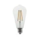 Διακοσμητική λάμπα led αβοκάντο E27 8W 230V ενδιάμεσο λευκό φως 4000K 1010lm διάφανο κάλυμμα