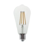 Διακοσμητική λάμπα led αβοκάντο E27 ντιμαριζόμενη 8W 230V 4000k ενδιάμεσο φως 1010lm διάφανη