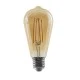 Διακοσμητική λάμπα led αβοκάντο E27 8W 230V θερμό λευκό φως 2700K 900lm & μελί κάλυμμα