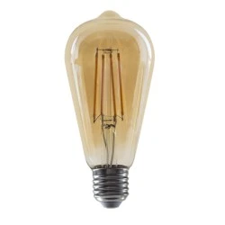 Διακοσμητική λάμπα led αβοκάντο E27 ντιμαριζόμενη 8W 230V 2700k θερμό φως 900lm με μελί κάλυμμα