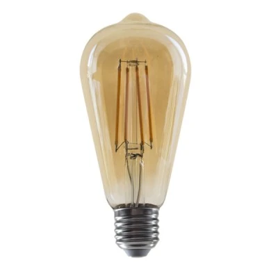 Διακοσμητική λάμπα led αβοκάντο E27 ντιμαριζόμενη 8W 230V 2700k θερμό φως 900lm με μελί κάλυμμα Διακοσμητική λάμπα led αβοκάντο E27 ντιμαριζόμενη 8W 230V 2700k θερμό φως 900lm με μελί κάλυμμα