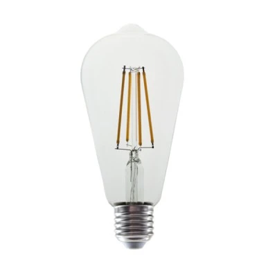 Λάμπα led filament αβοκάντο Ε27 8W 230V 2700k θερμό λευκό φως 940lm με δυνατότητα ρύθμισης της έντασης φωτός & διάφανο κάλυμμα Λάμπα led filament αβοκάντο Ε27 8W 230V 2700k θερμό λευκό φως 940lm με δυνατότητα ρύθμισης της έντασης φωτός & διάφανο κάλυμμα