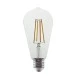 Λάμπα led filament αβοκάντο Ε27 8W 230V 2700k θερμό λευκό φως 940lm με δυνατότητα ρύθμισης της έντασης φωτός & διάφανο κάλυμμα Λάμπα led filament αβοκάντο Ε27 8W 230V 2700k θερμό λευκό φως 940lm με δυνατότητα ρύθμισης της έντασης φωτός & διάφανο κάλυμμα