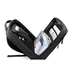 Τσάντα πλάτης ARCTIC HUNTER με θήκη laptop 15.6" USB σε μαύρο χρώμα με χωρητικότητα 20L