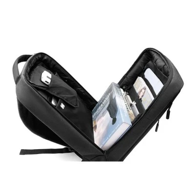 Τσάντα πλάτης ARCTIC HUNTER με θήκη laptop 15.6" USB σε μαύρο χρώμα με χωρητικότητα 20L