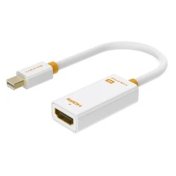 Aντάπτορας Mini DisplayPort σε HDMI CABLETIME με ανάλυση οθόνης 4K με μήκος 0.2m σε λευκό χρώμα 