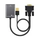 Aντάπτορας HDMI σε VGA & USB CABLETIME με ανάλυση οθόνης 1080p & μήκος καλωδίου 15cm σε μαύρο χρώμα Aντάπτορας HDMI σε VGA & USB CABLETIME με ανάλυση οθόνης 1080p & μήκος καλωδίου 15cm σε μαύρο χρώμα