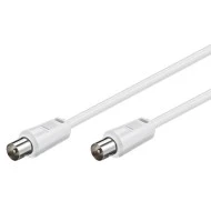 Καλώδιο κεραίας αρσενικό GOOBAY <70dB CCS με μήκος 1.5m σε λευκό χρώμα 