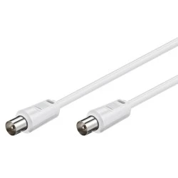 Καλώδιο κεραίας αρσενικό GOOBAY <70dB CCS με μήκος 1.5m σε λευκό χρώμα 