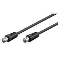 Καλώδιο κεραίας αρσενικό GOOBAY <70dB CCS με μήκος 1.5m σε μαύρο χρώμα Καλώδιο κεραίας αρσενικό GOOBAY <70dB CCS με μήκος 1.5m σε μαύρο χρώμα
