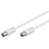 Καλώδιο κεραίας αρσενικό  GOOBAY <70dB CCS με μήκος 2.5m σε λευκό χρώμα 