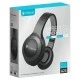 Ασύρματα ακουστικά κεφαλής CELEBRAT  με μικρόφωνο bluetooth διάμετρος ηχείων 40mm σε μαύρο χρώμα