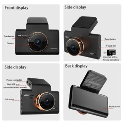 Κάμερα αυτοκινήτου HIKVISION dash C6 Pro με 3" οθόνη GPS Wi-Fi & ανάλυση καταγραφής 1600p