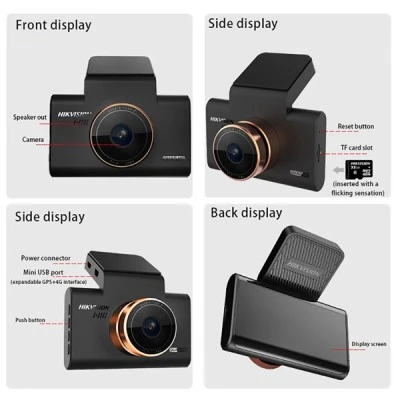 Κάμερα αυτοκινήτου HIKVISION dash C6 Pro με 3" οθόνη GPS Wi-Fi & ανάλυση καταγραφής 1600p Κάμερα αυτοκινήτου HIKVISION dash C6 Pro με 3" οθόνη GPS Wi-Fi & ανάλυση καταγραφής 1600p