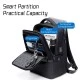 Τσάντα πλάτης ARCTIC HUNTER με θήκη laptop 15.6" με χωρητικότητα 27L με θύρα USB μαύρη