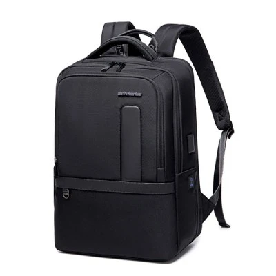 Τσάντα πλάτης ARCTIC HUNTER με θήκη laptop 15.6" με χωρητικότητα 27L με θύρα USB μαύρη