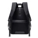 Τσάντα πλάτης ARCTIC HUNTER με θήκη laptop 15.6" με χωρητικότητα 27L με θύρα USB μαύρη