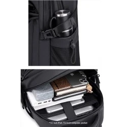 Τσάντα πλάτης ARCTIC HUNTER με θήκη laptop 15.6" με χωρητικότητα 25L σε γκρι χρώμα