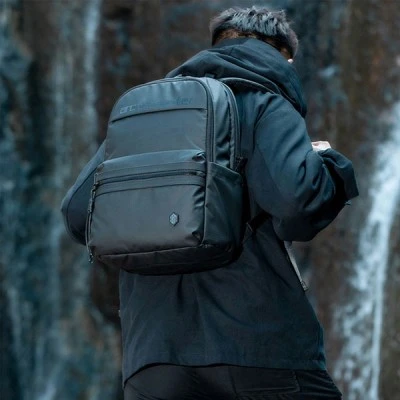 Τσάντα πλάτης ARCTIC HUNTER B00536 με θήκη laptop 15.6" 21L σε μαύρο χρώμα από αδιάβροχο υλικό Τσάντα πλάτης ARCTIC HUNTER B00536 με θήκη laptop 15.6" 21L σε μαύρο χρώμα από αδιάβροχο υλικό
