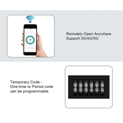 SECUKEY πληκτρολόγιο πρόσβασης CH1-WIFI-EM με κωδικό & κάρτα, Wi-Fi