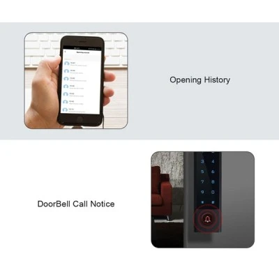 Πληκτρολόγιο πρόσβασης SECUKEY με κωδικό & κάρτα, Wi-Fi και πλήκτρο κουδούνι