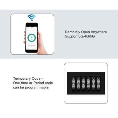 Πληκτρολόγιο πρόσβασης SECUKEY με κωδικό & κάρτα, Wi-Fi και πλήκτρο κουδούνι