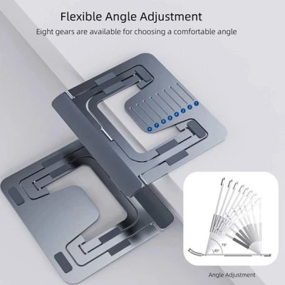 Μεταλλική βάση tablet CABLETIME  CT-PS02-AG 7-12.9" ρυθμιζόμενη σε γκρι χρώμα