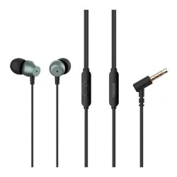 Ακουστικά ενσύρματα CELEBRAT earphones με μικρόφωνο D11 3.5mm με μήκος καλωδίου 1.2m σε μαύρο χρώμα