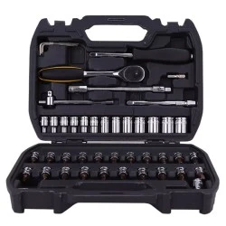 Σετ εργαλείων DELI  DL1046 με θήκη 1/4" Cr-V συσκευασία 46 τεμαχίων 