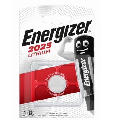 Mπαταρία λιθίου ENERGIZER τύπου CR2025 με τάση 3V συσκευασία ενός τεμαχίου 