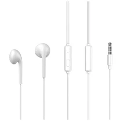 Ακουστικά ψείρες CELEBRAT earphones G12 με μικρόφωνο 14.2m1.2m καλώδιο σε λευκό χρώμα