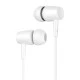 Ακουστικά ψείρες CELEBRAT G13 με μικρόφωνο 10mm iack 3.5mm με μήκος καλωδίου 1.2m λευκό χρώμα 