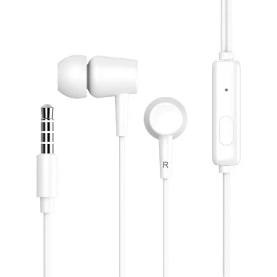Ακουστικά ψείρες CELEBRAT G13 με μικρόφωνο 10mm iack 3.5mm με μήκος καλωδίου 1.2m λευκό χρώμα 