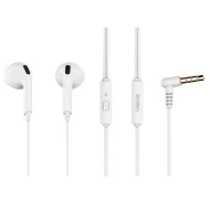 Ακουστικά ενσύρματα CELEBRAT earphones με μικρόφωνο G20 3.5mm με μήκος καλωδίου 1.2m σε λευκό χρώμα