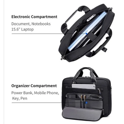 Tσάντα ώμου ARCTIC HUNTER για laptop 15.6" & χωρητικότητα 14.5L σε μαύρο χρώμα Tσάντα ώμου ARCTIC HUNTER για laptop 15.6" & χωρητικότητα 14.5L σε μαύρο χρώμα