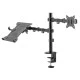 Βάση γραφείου BRATECKBRATECK LDT66-C024ML για οθόνη 17"-32" & laptop έως 9kg ρυθμιζόμενη Βάση γραφείου BRATECKBRATECK LDT66-C024ML για οθόνη 17"-32" & laptop έως 9kg ρυθμιζόμενη