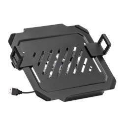 Βάση & ψύξη laptop BRATECK NBH-8GL για βάση VESA με RGB φωτισμό για οθόνη έως 17" σε μαύρο χρώμα