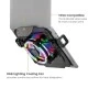 Βάση & ψύξη laptop BRATECK NBH-8GL για βάση VESA με RGB φωτισμό για οθόνη έως 17" σε μαύρο χρώμα