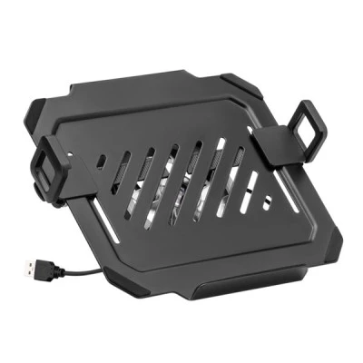Βάση & ψύξη laptop BRATECK NBH-8GL για βάση VESA με RGB φωτισμό για οθόνη έως 17" σε μαύρο χρώμα