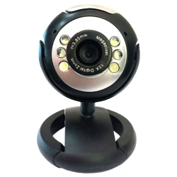 POWERTECH Web Camera PT-509 1.3MP Plug & Play μαύρη με χειροκίνητη εστίαση φακού