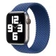 Ανταλλακτικό λουράκι ROCKROSE πλεκτό solo band Maya για Apple Watch 42/44mm σε L μέγεθος 165mm μπλε