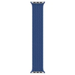 Ανταλλακτικό λουράκι ROCKROSE πλεκτό solo band Maya για Apple Watch 42/44mm σε L μέγεθος 165mm μπλε